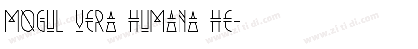 Mogul Vera Humana He字体转换